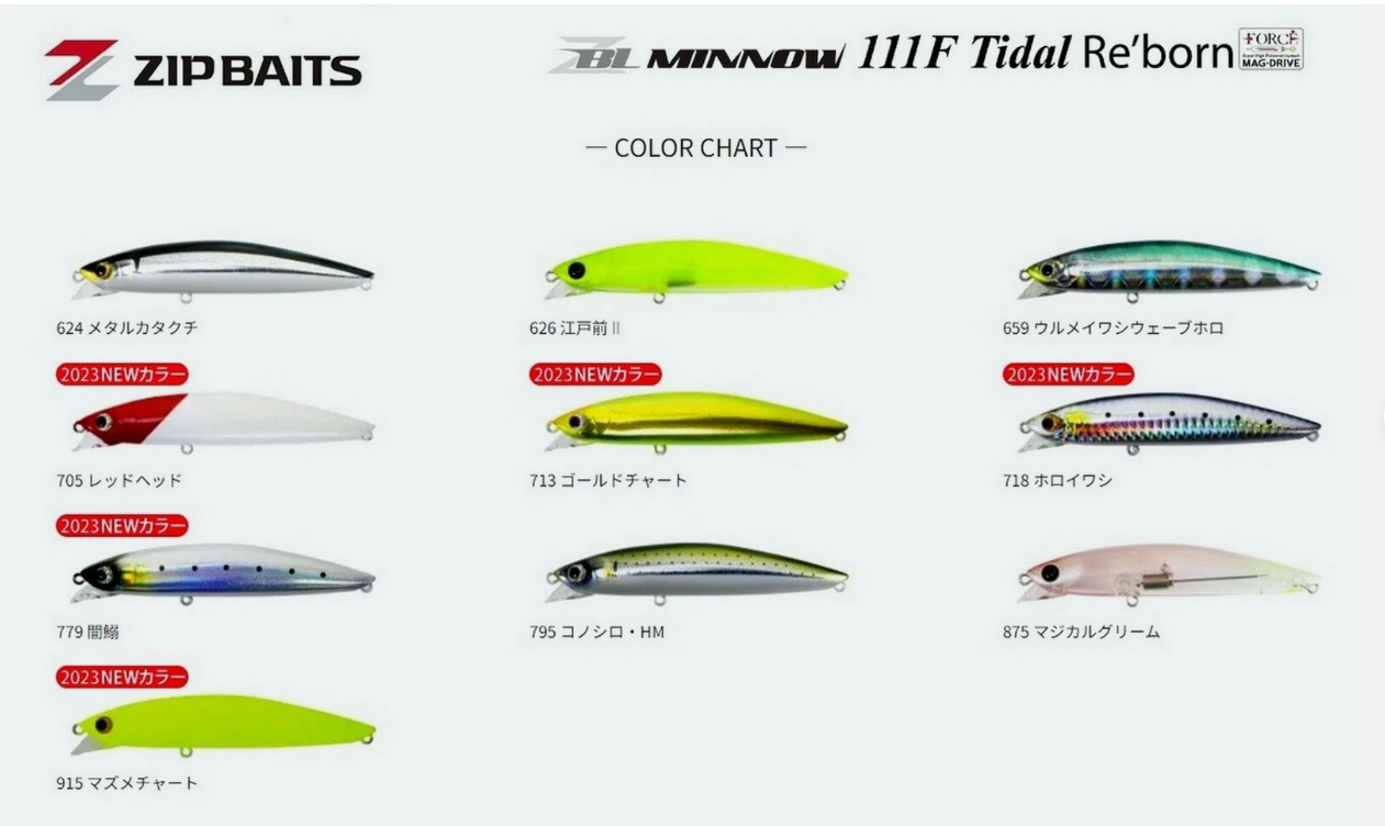 ZIPBAITS ZBL Minnow 111F Tidal Re'born 15.4gr - immagine 2