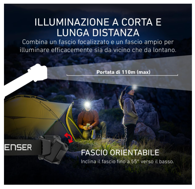 LED LENSER HF4 LAMPADA TESTA - immagine 4