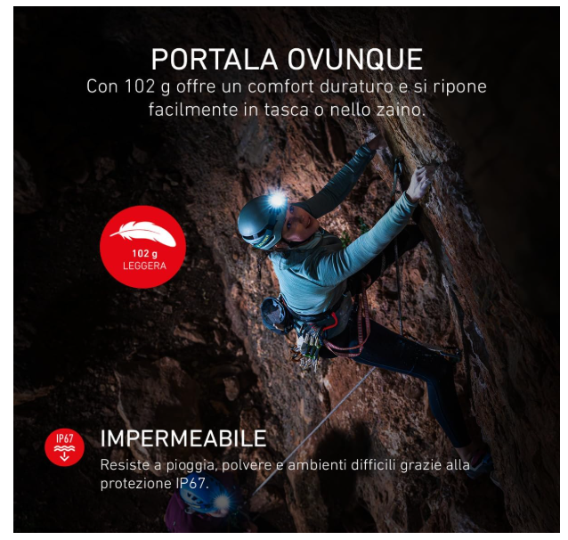 LED LENSER HF4 LAMPADA TESTA - immagine 6